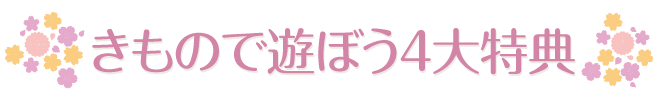 きもので遊ぼう4大特典