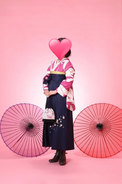 卒業袴,コーデ,かわいい袴,小松市振袖専門店あかね