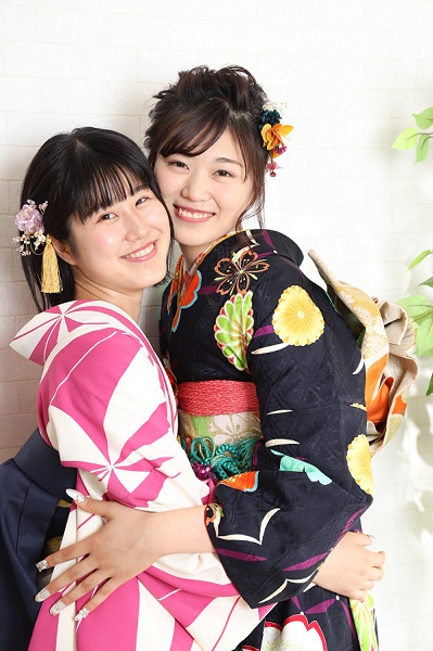 振袖,購入,姉妹,美川