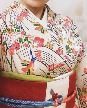 小紋コーディネート