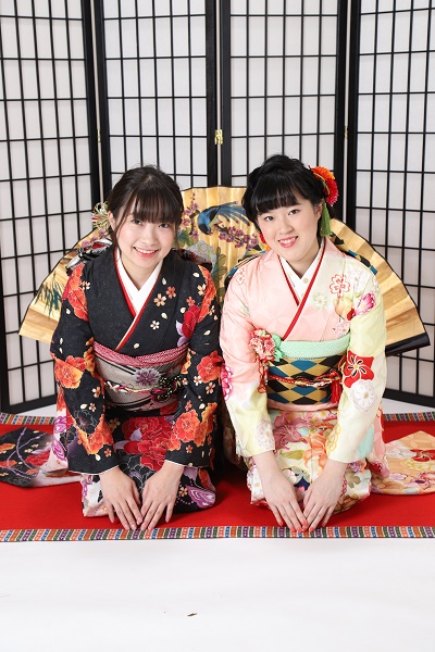 振袖,購入,姉妹,美川