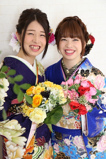 振袖,購入,姉妹,美川